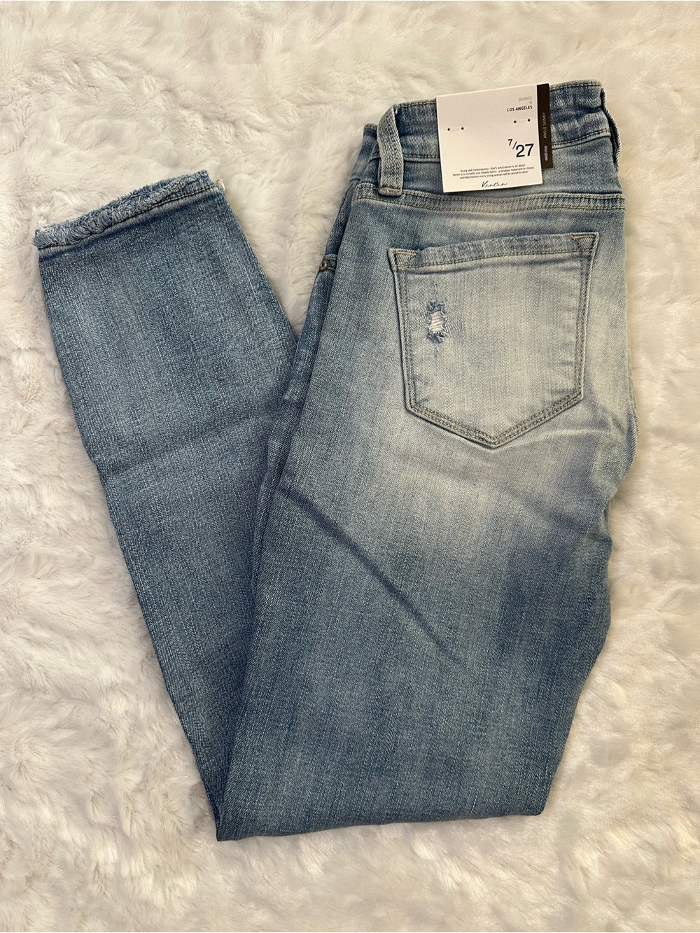 KanCan Light Blue Distressed Skinny Jeans